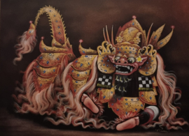 Balinees schilderij "Barong "