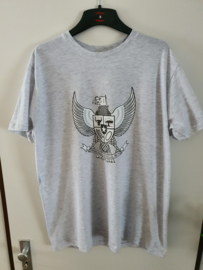T shirt Garuda ( Licht Grijs gemeleerd ) maat L