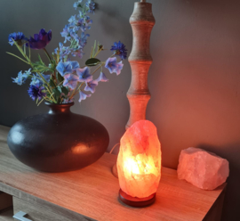 Zoutlamp ( met snoer en lampje )