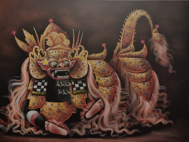 Balinees schilderij "Barong "