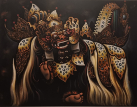 Balinees schilderij "Barong "
