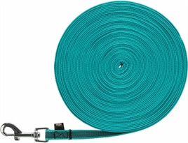 Trixie sleeplijn turquoise 15 meter x 1,5 cm