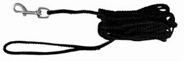 Trixie sleeplijn zwart 15 meter x 0,5 cm