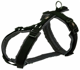 Trixie premium trekking tuig zwart 36-44 cm