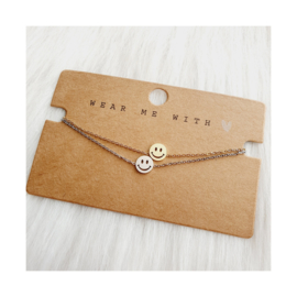 Armbandje met smiley