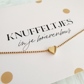 Bolletjesketting met ♡