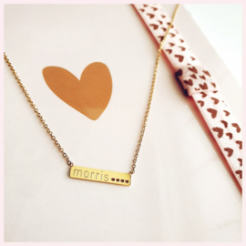 Ketting met gravure