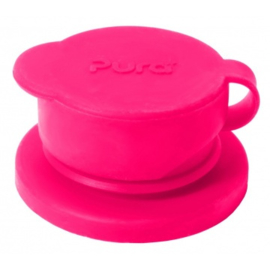 Pura Sportfles + Sleeve pinkswirl 0,85L