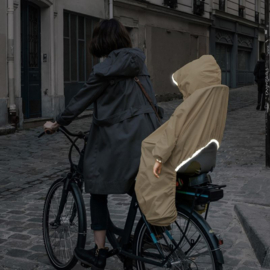 Rainette Regenjas voor Fietsstoeltje Beige