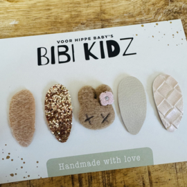 Setje 7 Bibi Antislip Haarspeldjes