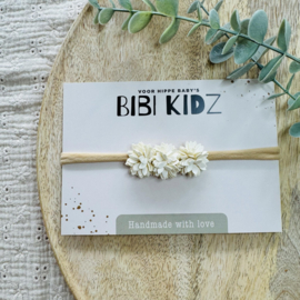 Haarbandje Bloemen Sand
