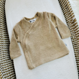 Overslagshirtje  badstof - Beige