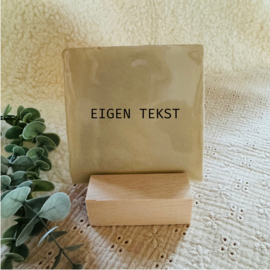 Tegel - Eigen tekst