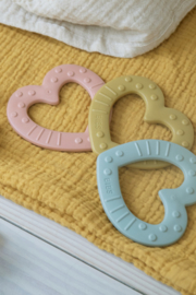 Bibs Bijtspeeltje - Heart Peach