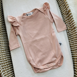 Romper ruffle - Crepe roze
