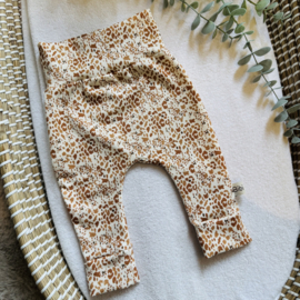 Broekje - Mini luipaard camel
