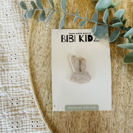 Los Antislip Haarspeldjes konijn Beige