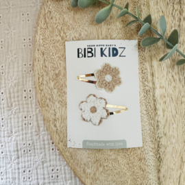 Haarspeldje Bloem mix