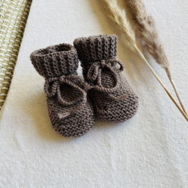 Merino Wol Babyslof  - Taupe