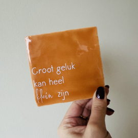 Tegel - Groot geluk