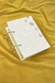 Geboortekaartjesbundel Shells - Gold Edition