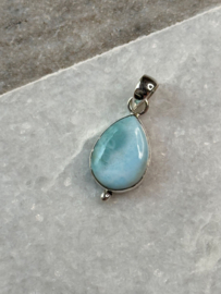 Larimar hanger 925 zilver 2b