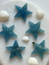 Blauwe onyx ster