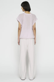 10Days shortsleeve top knit pale lilac