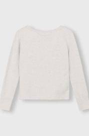 10Days easy sweater soft white melee