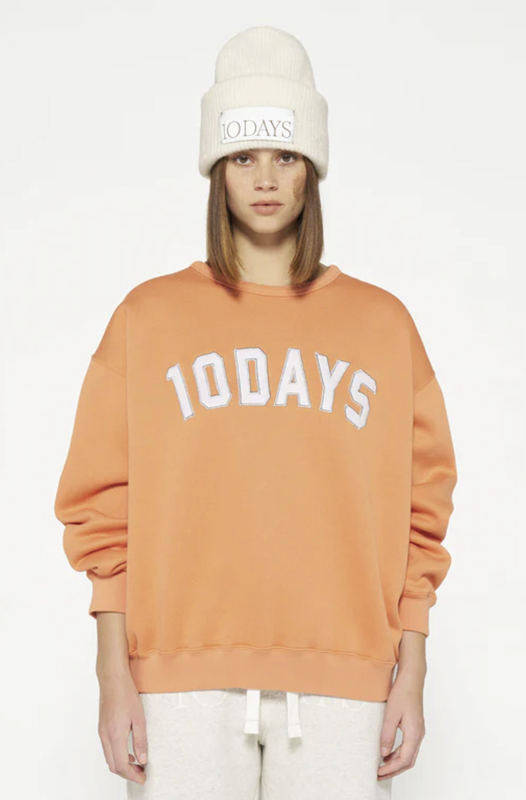 10Days statement sweater orange melon