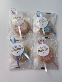Geboorte koekje ingepakt