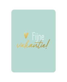 Kaart Fijne vakantie