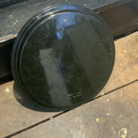 Handbeschilderd, metalen dienblad