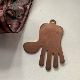 Emailleer plaatjes van rood koper