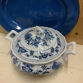 Dekschaal/ terrine BLUE DANUBE