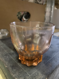 Water-/sapglazen van roze persglas