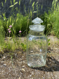 Voorraadpot van glas