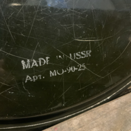 Handbeschilderd, metalen dienblad