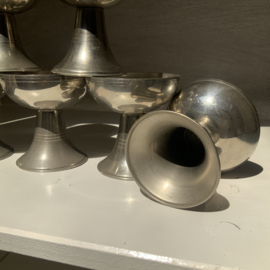 Vintage, metalen ijscoupe