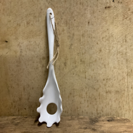 Porseleinen pasta lepel