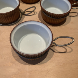 Set vintage VULKAN soufflé schaaltjes