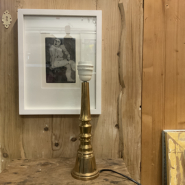 Zware messing lampvoet