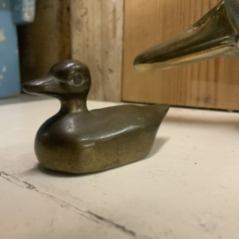 Klein messing eendje