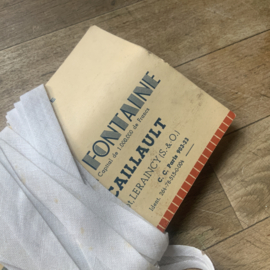 Oud kaartje met lint
