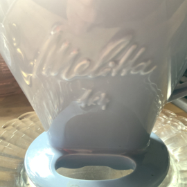 Melitta porseleinen lichtblauw filter