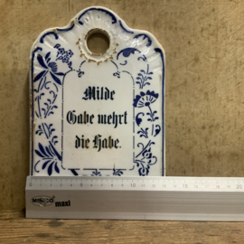 Antiek Duits ontbijtplankje