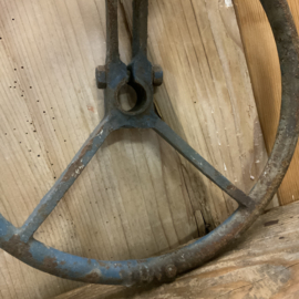 Oud metalen stuurtje