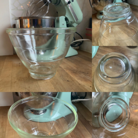 Vintage PYREX mixer schaal voor een KITCHENAID machine