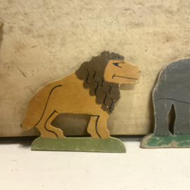 Set houten dieren