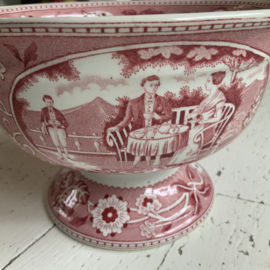 Kastkom Petrus Regout decor  “ tea drinker”